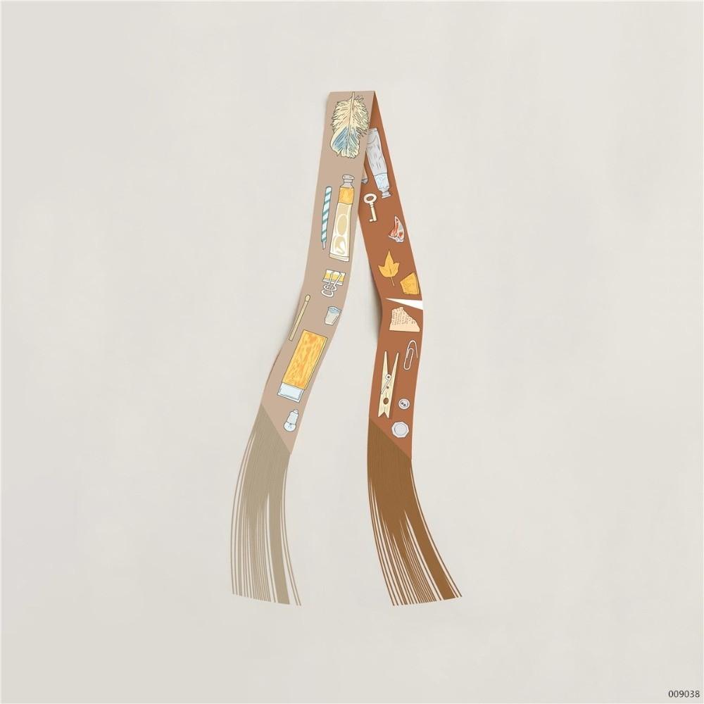 

Retro Women s Decorative Silk Scarf Multi-purpose 130x5cm Long Twill Silk Scarf Fashion Accessory Twill Silk Decorative Ribbon