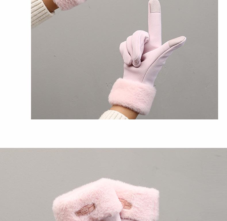 Women's Winter Touchscreen Fleece-Lined Water-Repellent Cycling Gloves