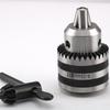 Electric Drill Power Tool Accessory: Hand-Tightened Locking Chuck with Round & Square Shank Compatibility