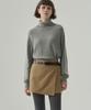 Deuloupisumeon Cashmere Wool Slit Turtleneck Pullover Knit [Camel]