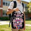 Borse Termiche per Pranzo TADC, Borsa Termica Riutilizzabile, Contenitore per Pranzo Serie TV Cartone Animato Borsa a Mano Portatile Lunch Box Ragazza Ragazzo Ufficio Esterno