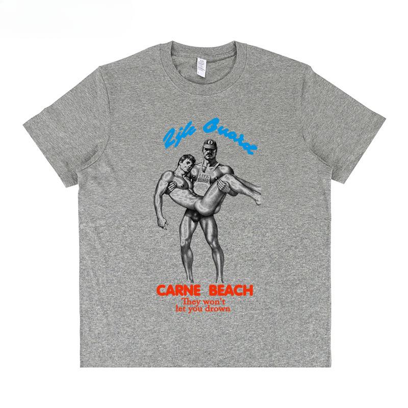 

Футболка с коротким рукавом Tom of Finland Niche Design Youth Art Мужская и женская парная футболка Модная мужская и женская футболка с одинаковым дизайном XXXXL