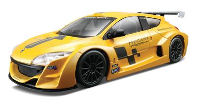 Druckgussauto Renault Megane Trophy Gelb 1/24