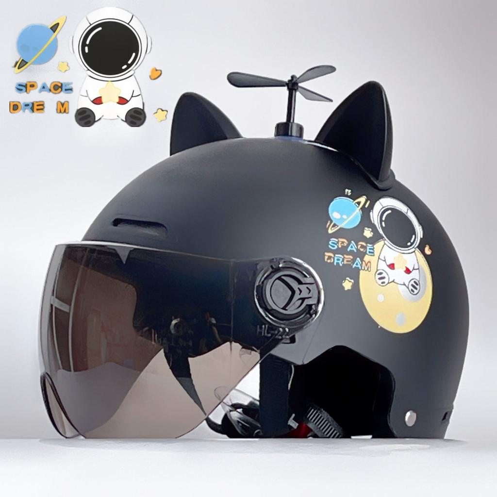 Helmet Electric Car Men and Women Sun Protection Four Seasons Universal Electric Car Bamboo Dragonfly Half Helmet Summer Hood