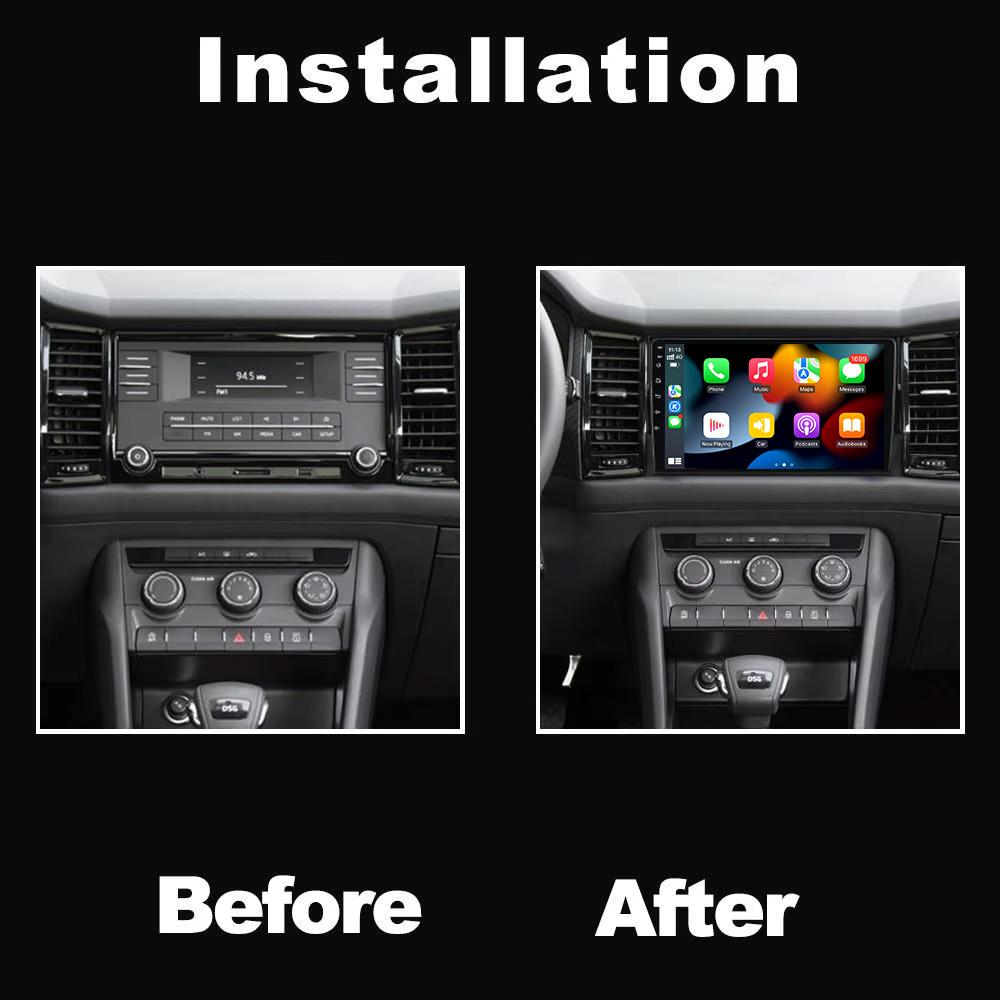Car Android For Skoda Kodiaq 2016-2021 Carplay BT DVD Auto Radio Stereo Head Unit Multimedia Player GPS Navigation 2din DVD