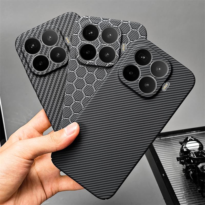 For Xiaomi 17T Pro Case For Magsafe Magnetic Carbon Fiber Striped Pattern PC Lightweight Hard Phone Case For Mi 17 T 17TPro 5G