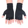 Copper Fiber Half-finger Pressure Gloves Copper Ammonia Knitted Gloves Anti-slip Outdoor Rehabilitation Training Copper Ion Gloves