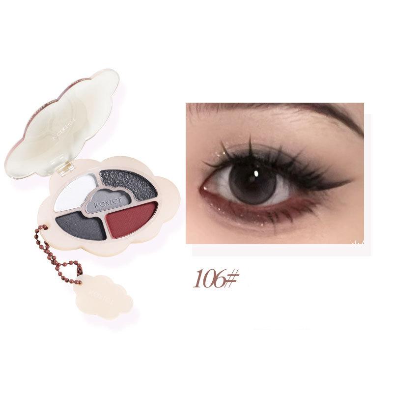 Fard de pleoape Yunduo în cinci culori, mat sidefat, anti-transpirație, de lungă durată, paletă de fard de pleoape de Halloween