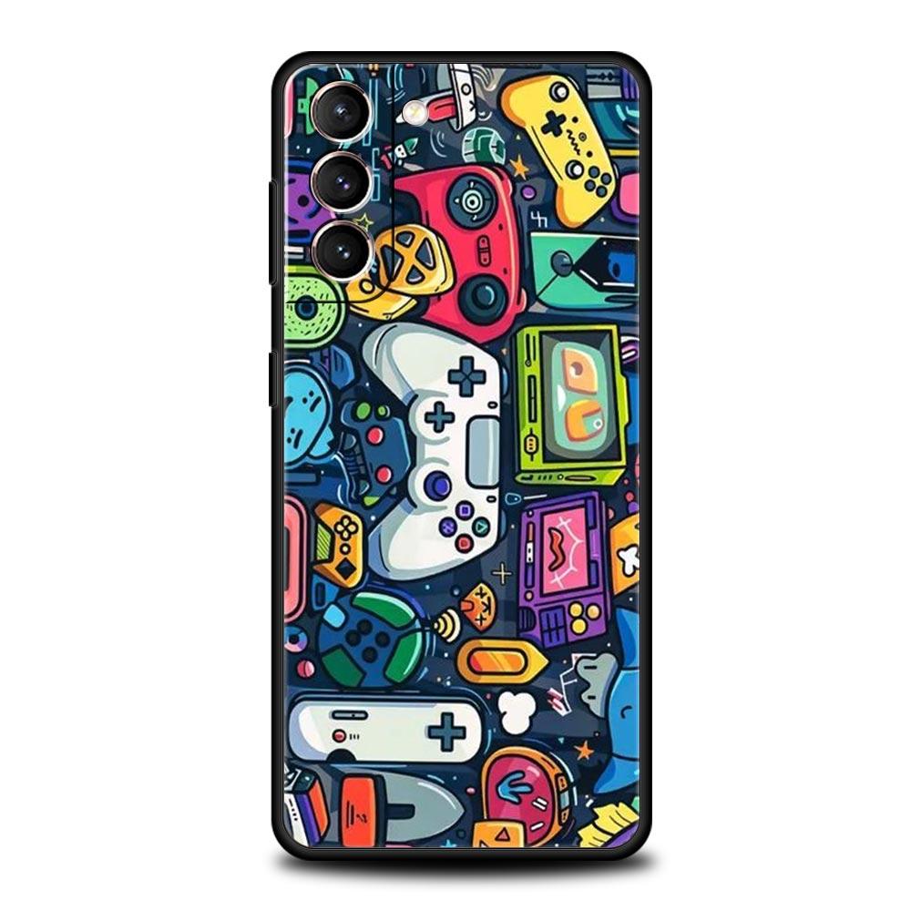 Technology Game Console Phone Case Cover for Samsung Galaxy S26 S25 S24 S23 S22 S20 S21 FE Ultra S25 Edge Plus 5G Soft TPU Shell