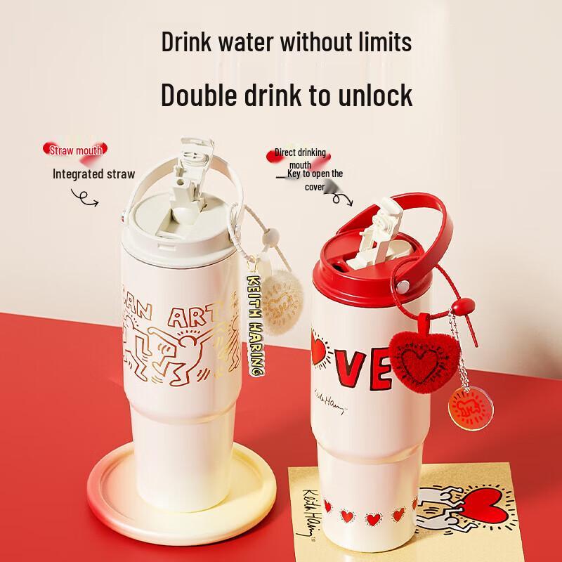 

Germ Glowing Love Insulated Water Bottle