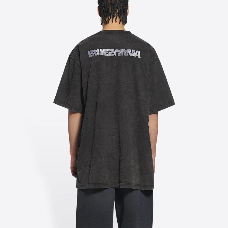 Balenciaga Turn Slit T Shirt 675016TLVB39034