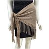 Autumn New Solid Color Triangle Fringe Wool Scarf Knitted Shawl Triangular Scarf Wrap