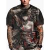 Japanese Girl 3D Print T-Shirt For Men Cool Pattern T-Shirts Summer Loose Women Short Sleeve Tees