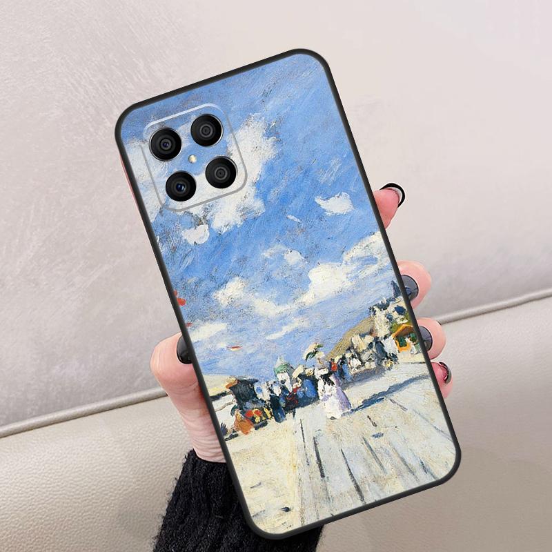 

Чехол для Honor Magic 8 6 7 Pro с картиной Клода Моне Для Honor 400 Lite 200 50 70 90 X8c X8b X9a X9b X9c X9d Win RT Honor 200