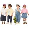 Papa Summer Children's Shirt, Boys And Girls Short-Sleeve Shirt, Casual Versatile, Gray-Short Sleeve, 140cm