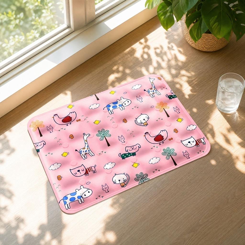 Pet with Design - Summer Cool Pad for Dogs and Cats, Comfortable and Breathable