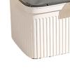 Emergency Preparedness PP Medicine Box Big Capacity White Color First Aid Case Durable 2 Tiers Portable Storage Box Household