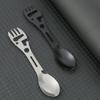 Spork Multi-function Tableware 10 in 1 Stainless Steel Fork Spoon