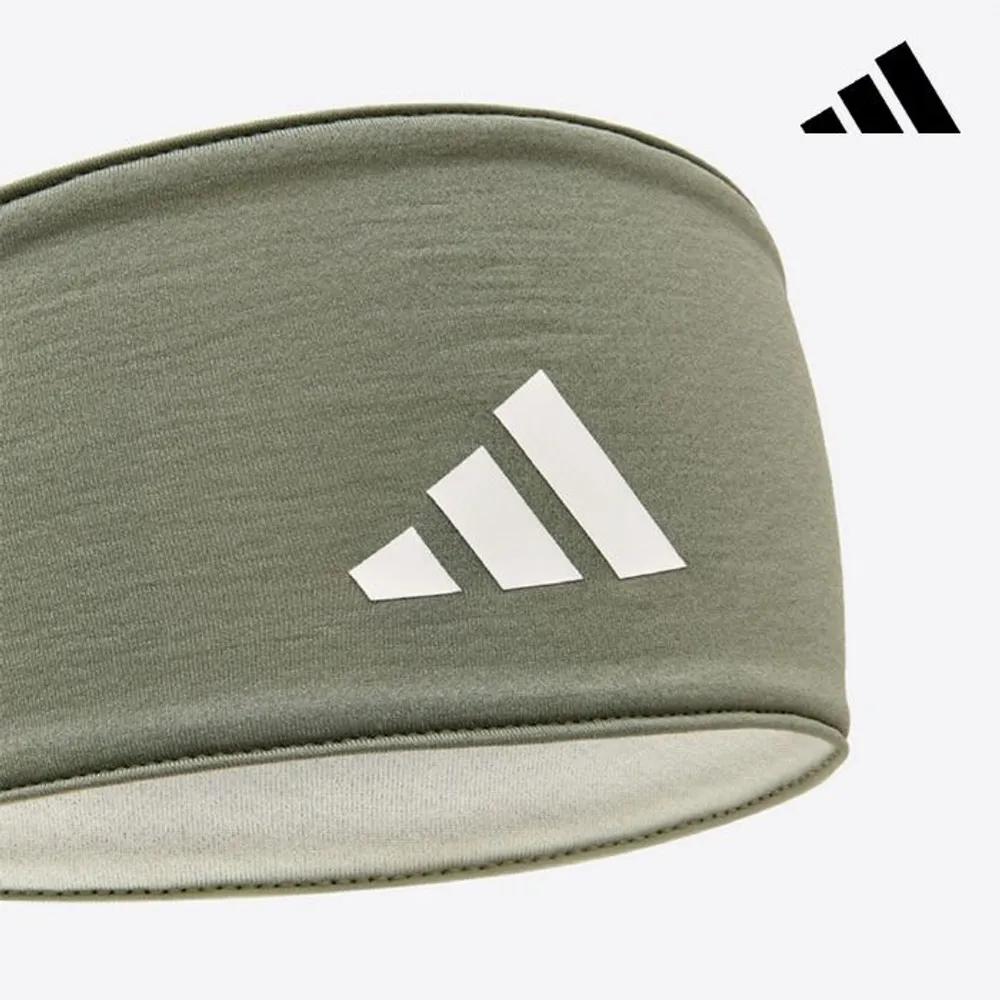 adidas Sports Hairband Double Side ADAC-16300GN Yoga Pilates Cardio Fitness Outdoor Exercise Reversible hairband linen green
