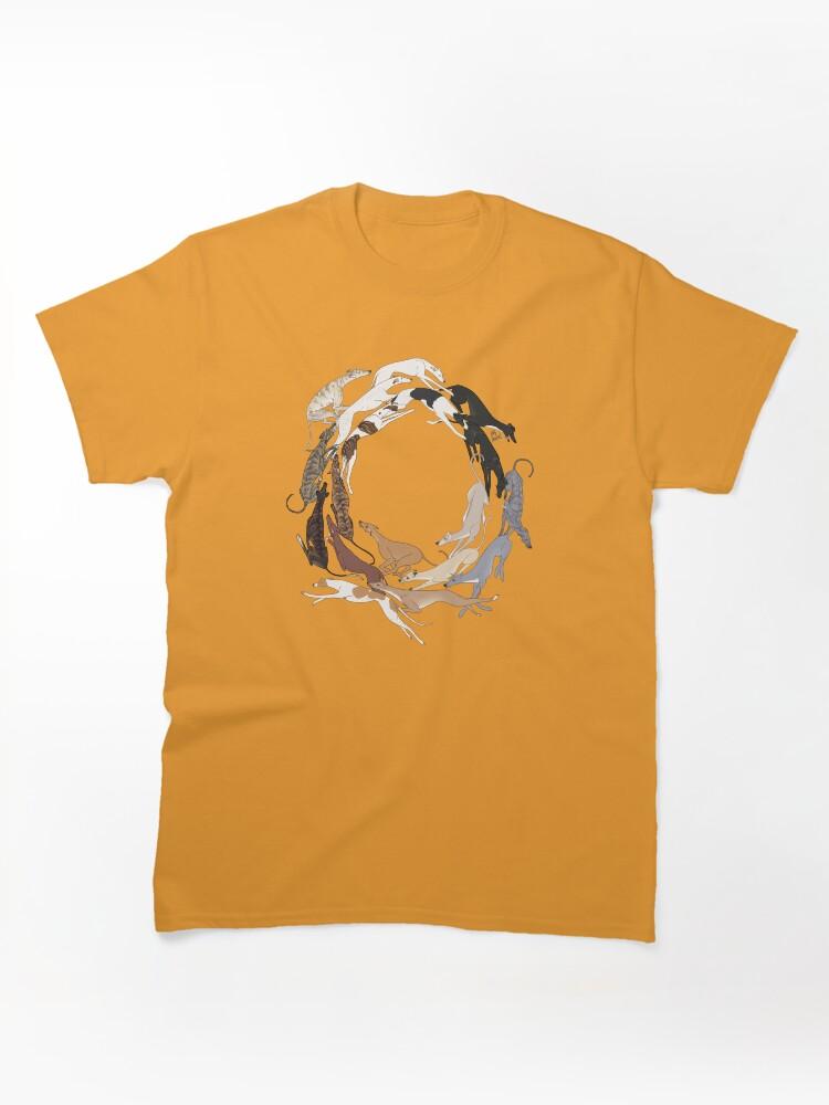 A Gathering of Cats The Greyt Hound Romp Classic Unisex T-Shirt