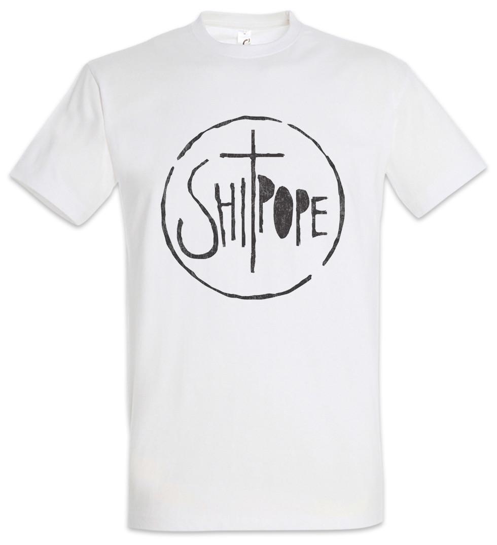Shitpope T-Shirt Glow Series Band Symbol Sign Logo Cross Music Wrestling Fun M