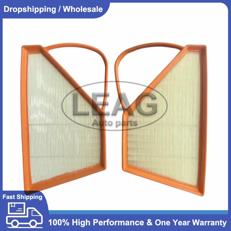 1pair Air Filter 3W0129620B (left) 3W0129620C (right) for Bentley Continental GT GTC Flying Spur W12 2004-2019 SK630-SK631