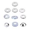 Stainless Steel Split Round Escutcheon Plate for Kitchen Faucets Sinks Toilets