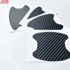 4Pcs/Set Car Styling Mouldings Sticker Car Door Sticker Carbon Fiber Scratches Resistant Cover Auto Handle Protection Film Parts