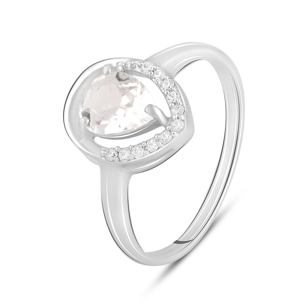 Серебряное кольцо с кришталем 1.54ct (2115397)