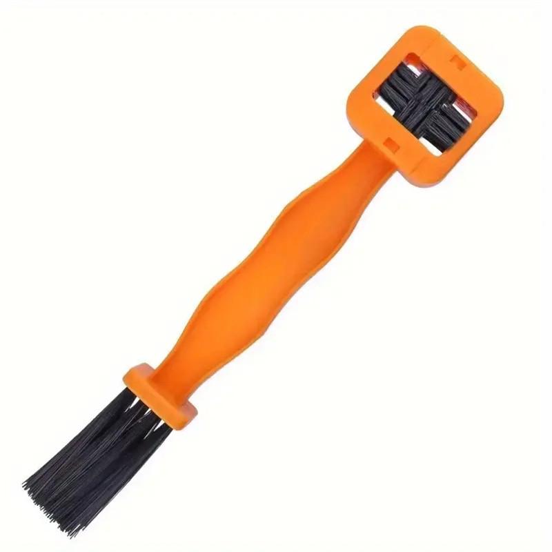 

ABS Bike Chain Cleaning Brush Durable Motorcycle Chain Scrubber for Mountain Bicycle Off-Road Cycling Accessories оранжевый