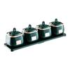 Zhinianhua 4-Piece Sealed Plastic Spice Jar Set