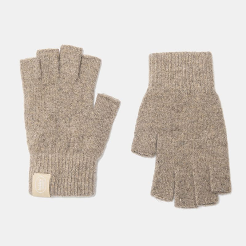 Halden Wool Fingerless Gloves (G002_beige)