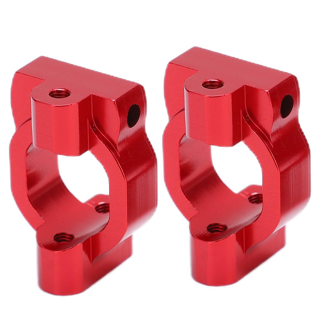 2PCS RC Wheel St Aluminum Alloy RC CShaped St Part for 1/10 Remote Control Car(Red )