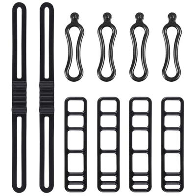 10 Stuks Siliconen Bevestigingsbanden Rubberen Straps voor Fiets Koplamp Achterlicht Bevestiging Universele Fietslamp Houder Accessoires