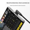V8 Nylon Braided 3m Fast Charging Micro USB Cable for Android Gaming Devices.