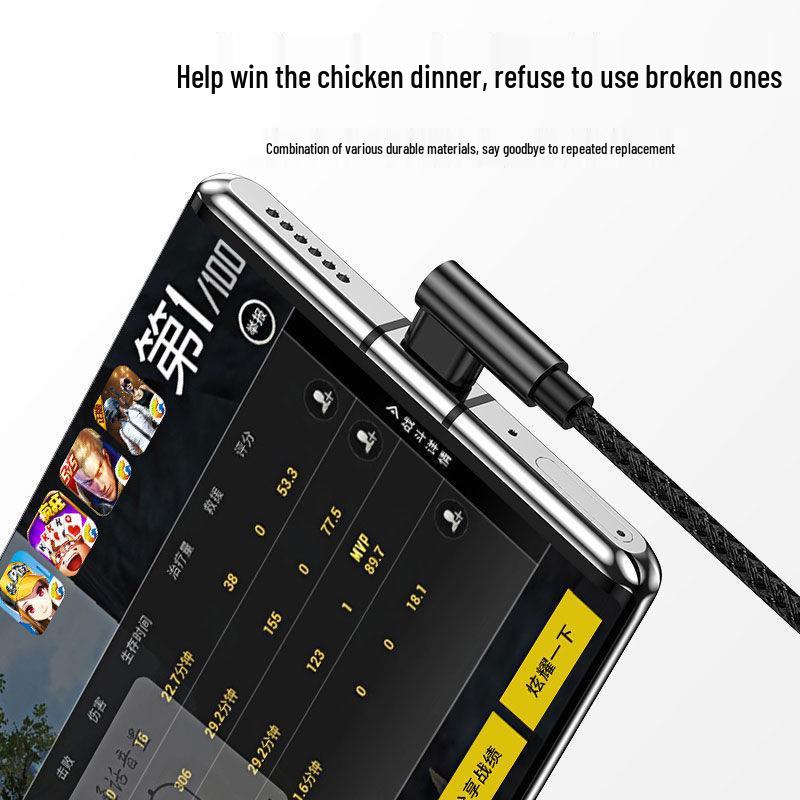 V8 Nylon Braided 3m Fast Charging Micro USB Cable for Android Gaming Devices.