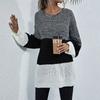 Women's Sweater, Striped, Color-Block for Fall and Winter