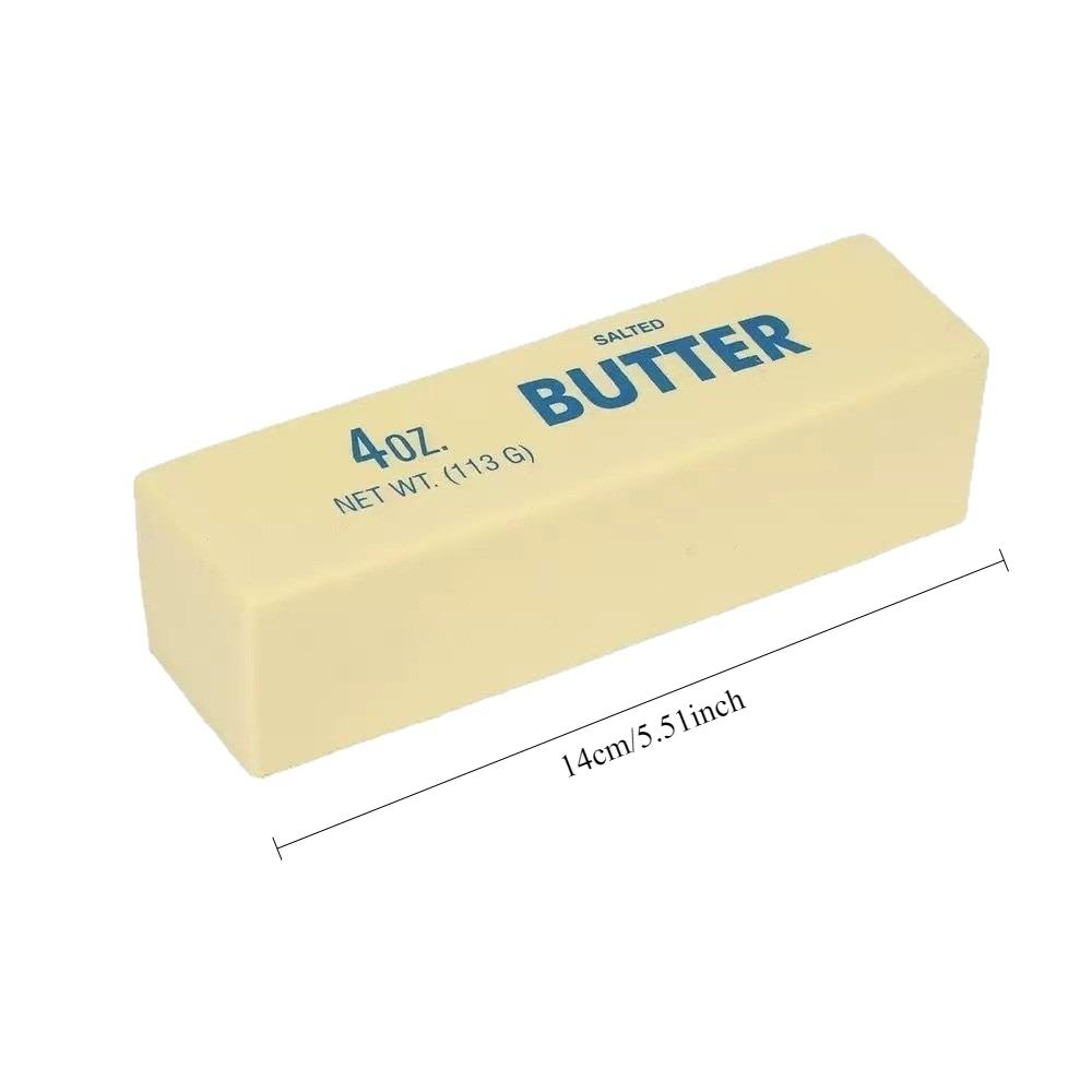 1/5 Stück Niedliches Butter Squishy Spielzeug Super Weich Langsam Aufgehend PU Stressabbau Spielzeug für Kinder Erwachsene Zuhause Büro Angst Knetspielzeug 2026