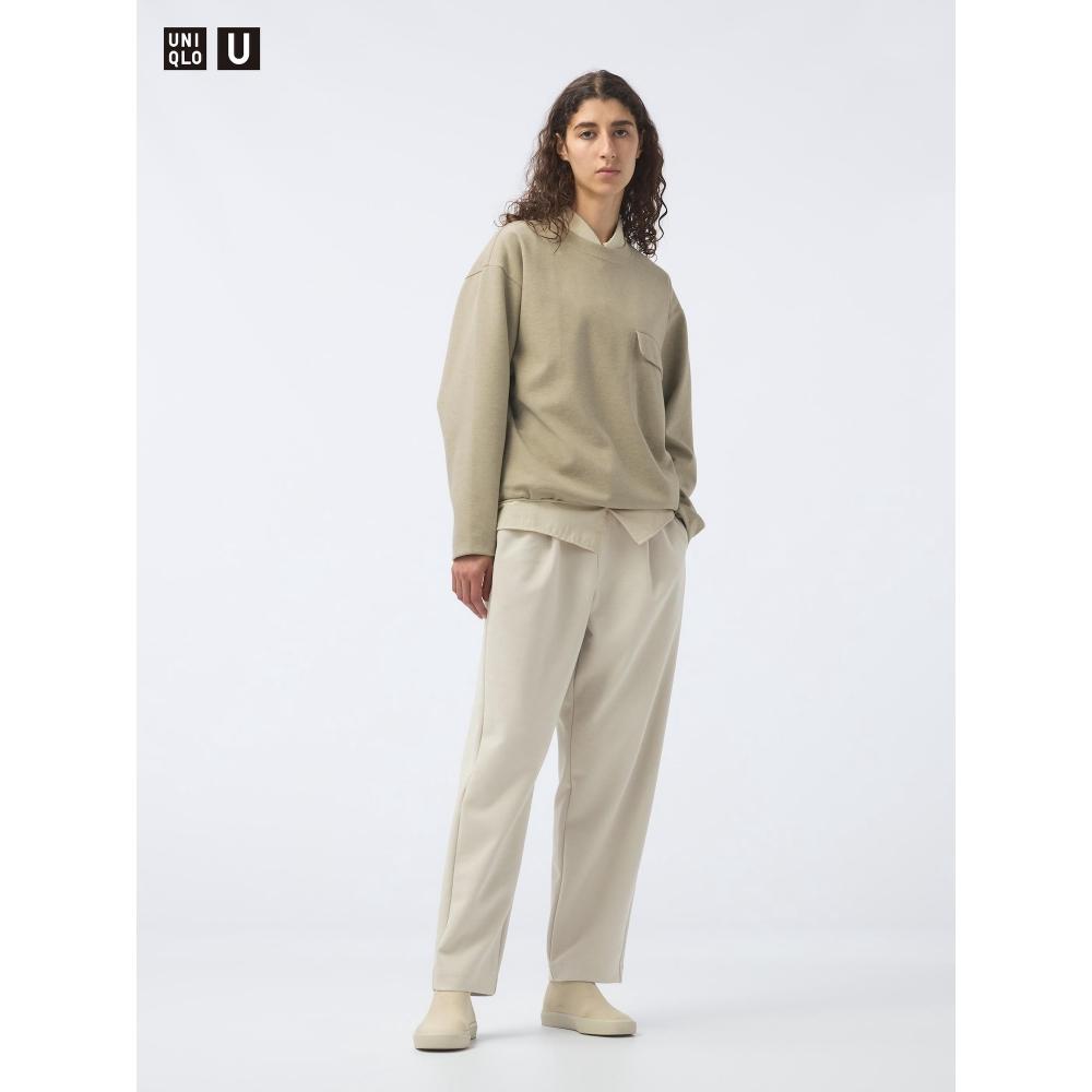 

Спортивные брюки Uniqlo Japan Aerism из хлопка 31 BEIGE/XXL