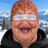 Full Face Coverage Realistic Face Ski Mask 3D Printed Design Winter Windproof Mask  For Motorcycle