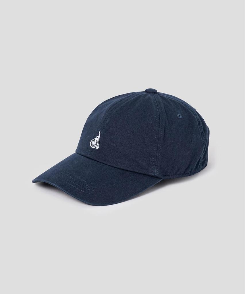 Binpolaegseseoli Oversized Cotton Twill Washed Ball Cap - Navy