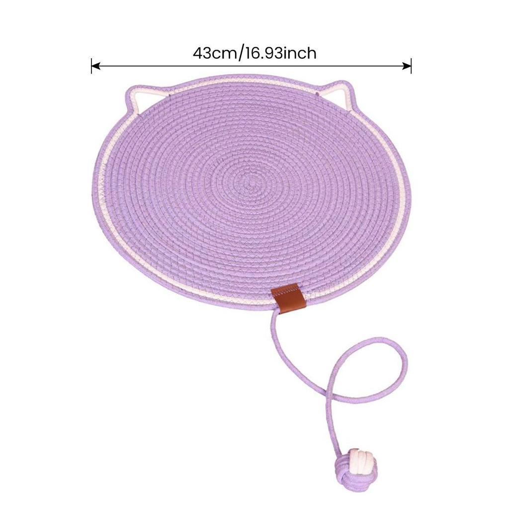 Cat Scratching Mat Scratching Pad Cat Floor Scratching Pad Horizontal for Carpet