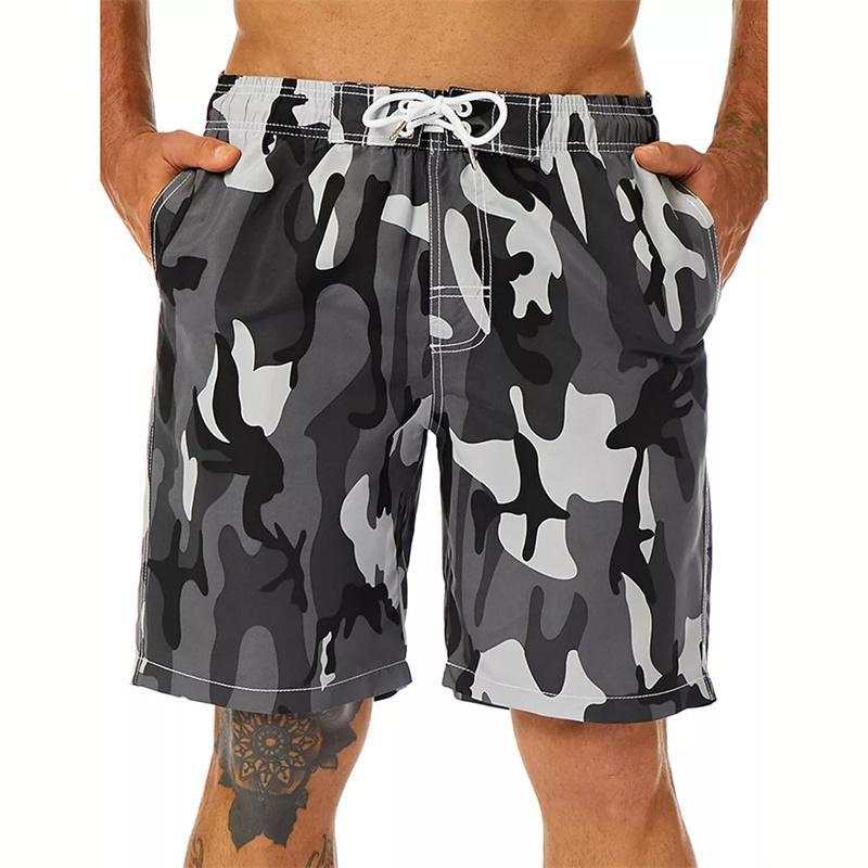 Summer New 3d Printed Flower Beach Shorts Men Tropical Plants Graphic Swimming Trunks Surf Board Shorts With Drawstring