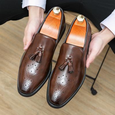 Herrenschuhe Pedal Quasten Loafer Driving Doudou Schuhe Britische Business Lederschuhe Herren Außenhandel Freizeitschuhe Herren