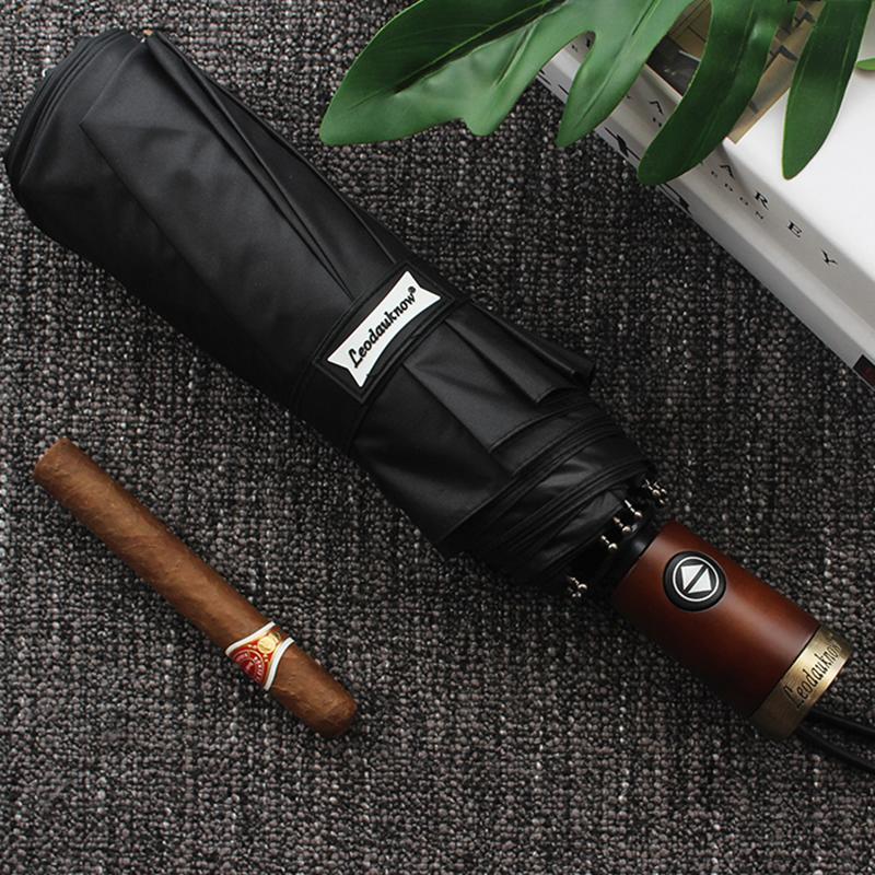 Роскошный автоматический зонт для мужчин — фото 5