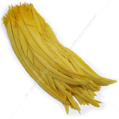 100 Stück 25-45 cm Naturgefärbte Hahnenfedern Karneval Hühnerfeder Federbusch Für DIY Handwerk/Kleid/ Partydekoration