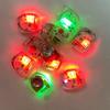 10Pcs Miniature Movement Electronics Lamp Luminous Hole Shoes Lamp Vibrating Light  Diy Toy