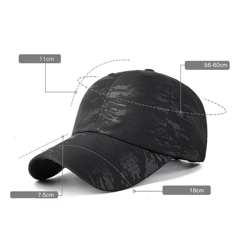 Summer Pattern Camouflage Quick-Drying Cap Outdoor Breathable Sunshade Baseball Cap