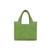 Loewe Font Tote With Detachable Adjustable Shoulder Strap In Wine Palm Fiber Women Tote Bag Green A685B59X01-4100