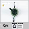 Upgrade 10m Retractable Clothesline Outdoor Travel Portable Clothes Line with 10 Fixed Buckles & 20 Clips Camping Accessories